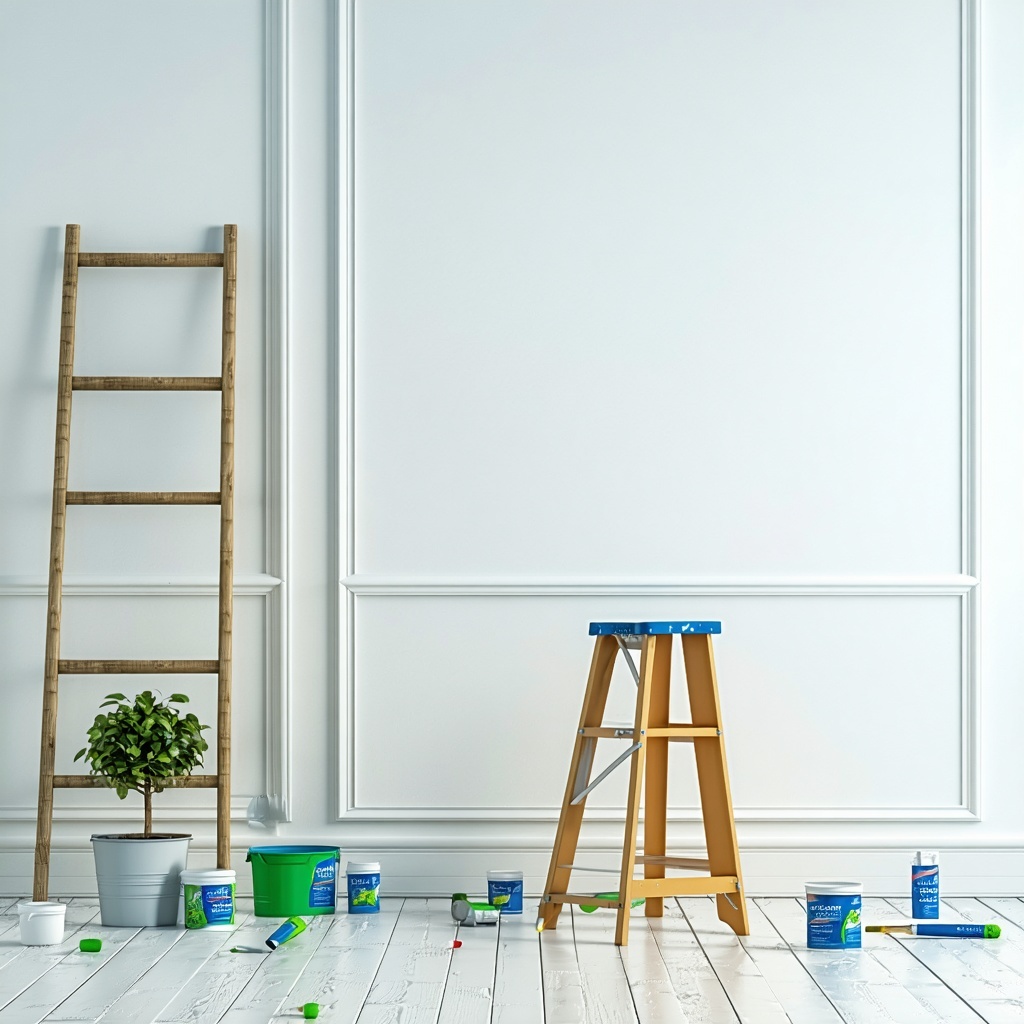 painting walls in house